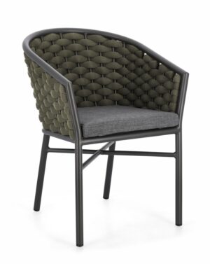 Modernistyczne krzesło ogrodowe Margalida Charc/Green Modernistyczne krzesło ogrodowe Margalida Charc/Green