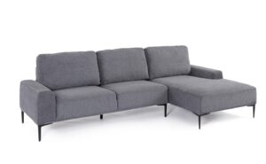 Ciemnoszara narożna sofa Washington